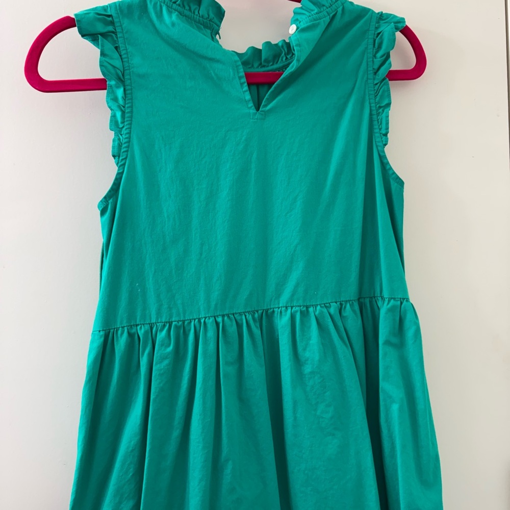 JCrew Sleevless Green Dress 00 - Picture 6 of 8